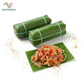 Binh Dinh fermented pork roll wrapped in banana leaves